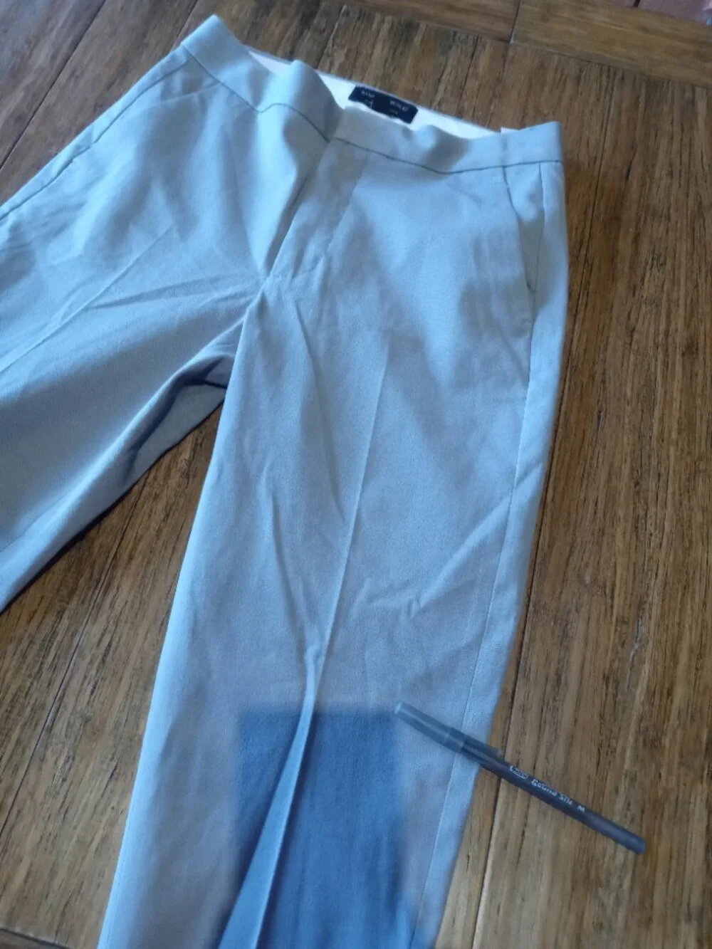 BANANA REPUBLIC FACTORY high rise slim ankle pants in gray (sz0)